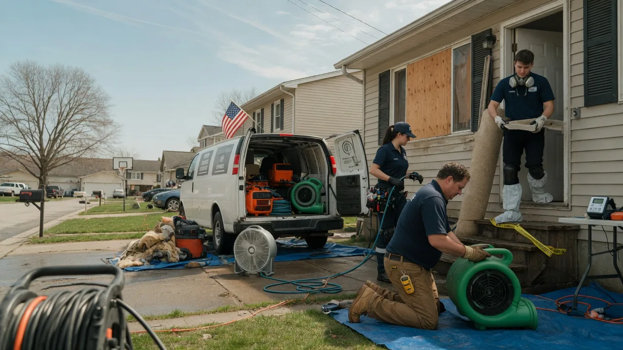 Water Damage Restoration in Dowagiac, MI near me